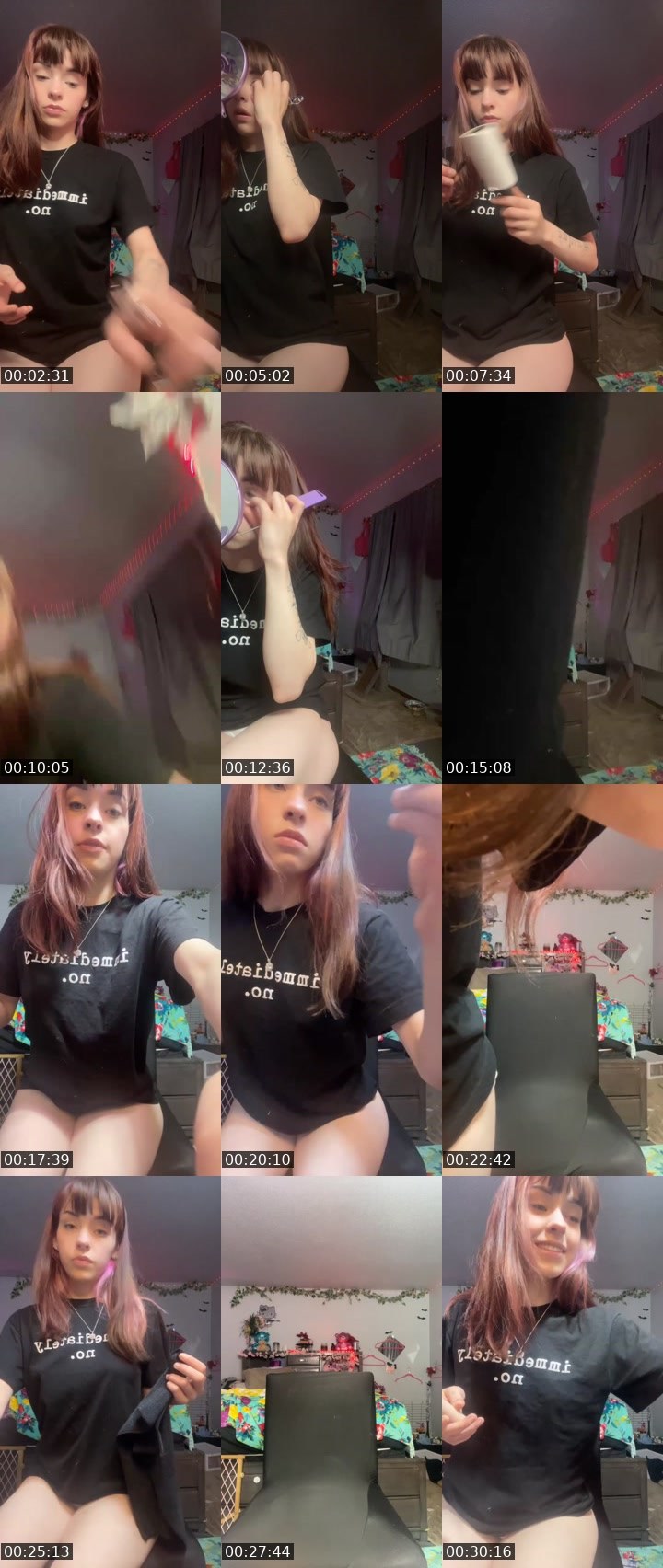 Contact-sheet preview of 𝕄𝕒𝕞𝕚𝕟𝕒𝕕𝕪𝕒♊︎'s Liveme recording