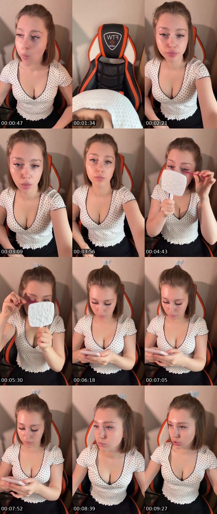 Contact-sheet preview of 🔥ALISHA🇺🇦🫦's Liveme recording