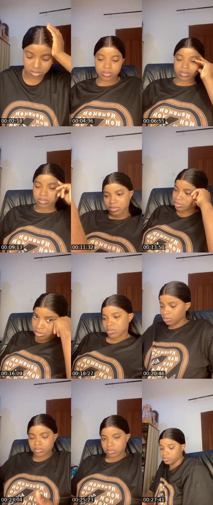 Contact-sheet preview of 🐝 HEAVEN 🕊️'s Liveme recording