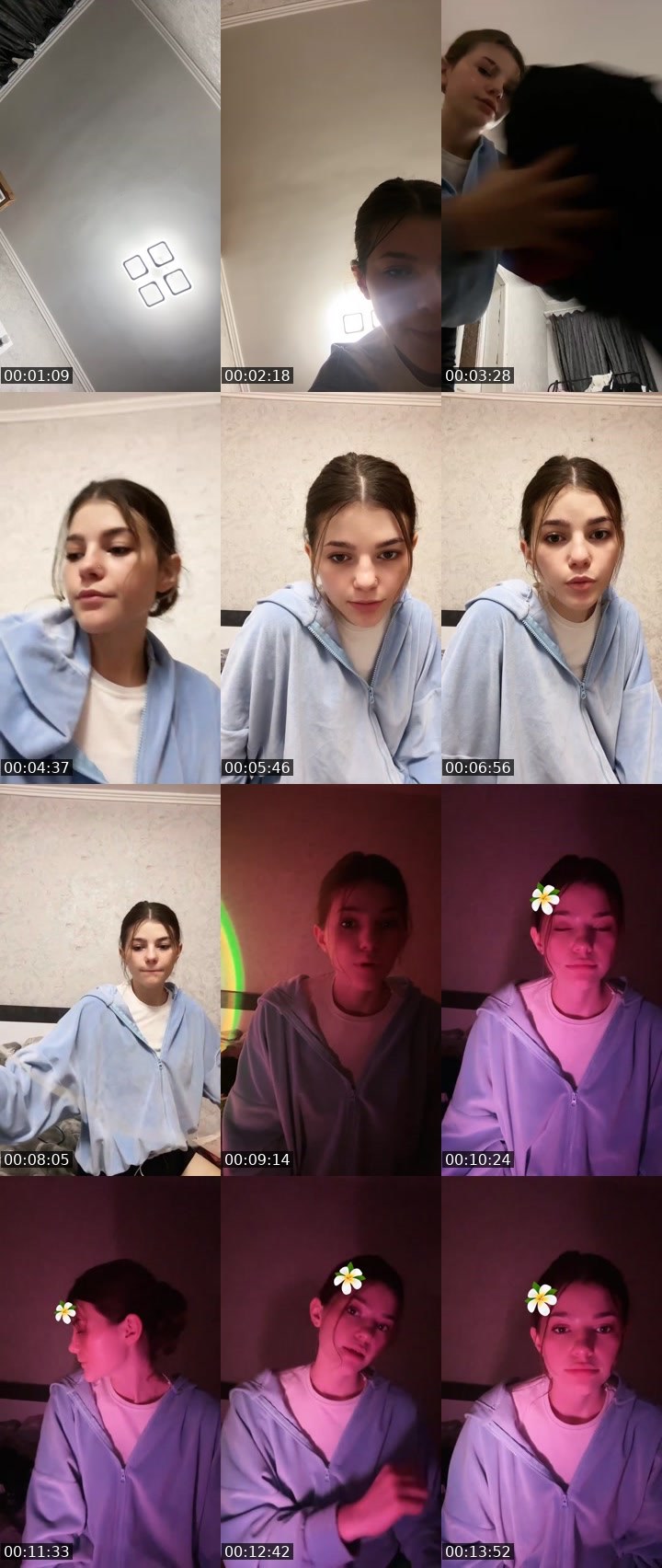 Contact-sheet preview of Nastiks💘's Liveme recording