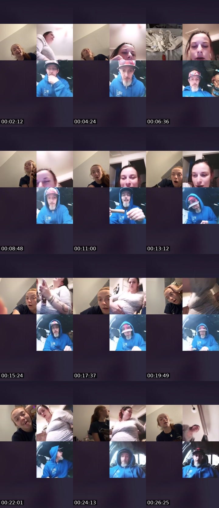 Contact-sheet preview of 𝔊𝔖❄️TattedMama💙's Liveme recording