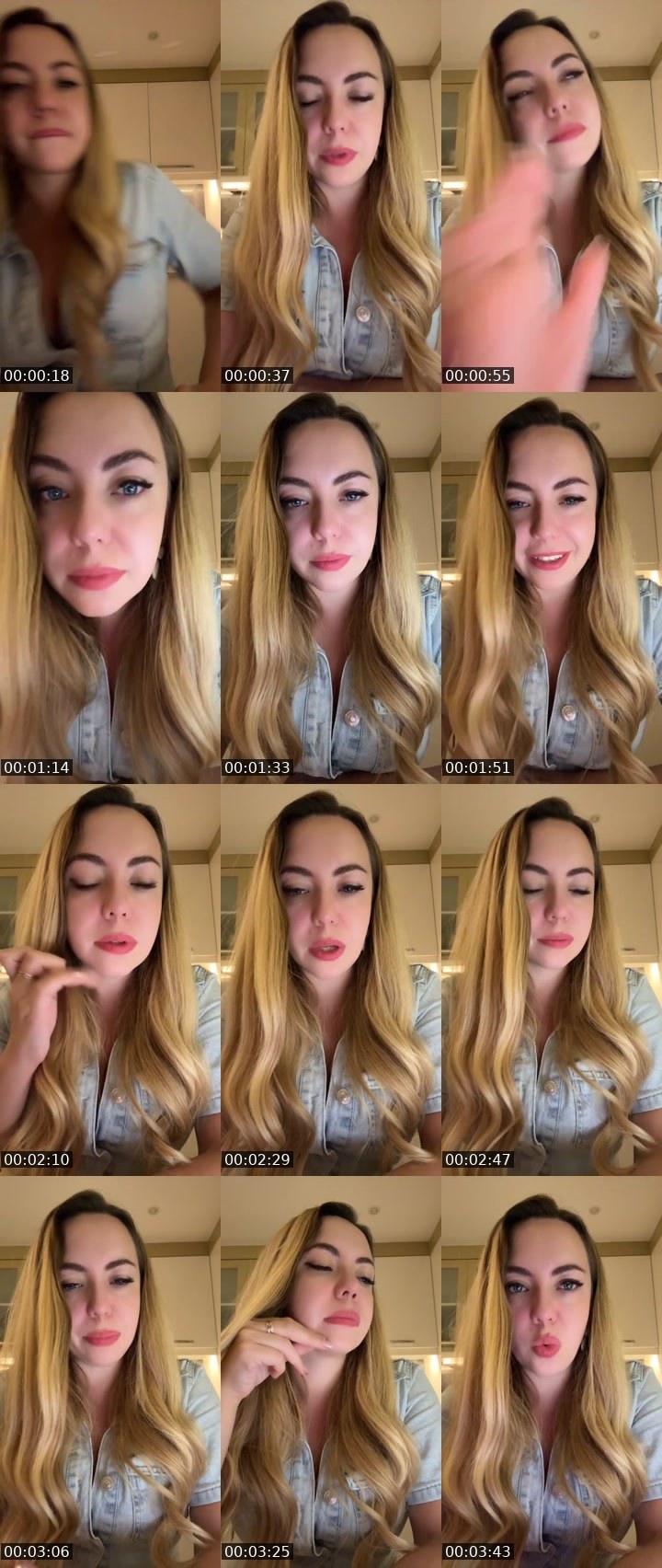 Contact-sheet preview of 💛SirenTatiana🩵's Liveme recording