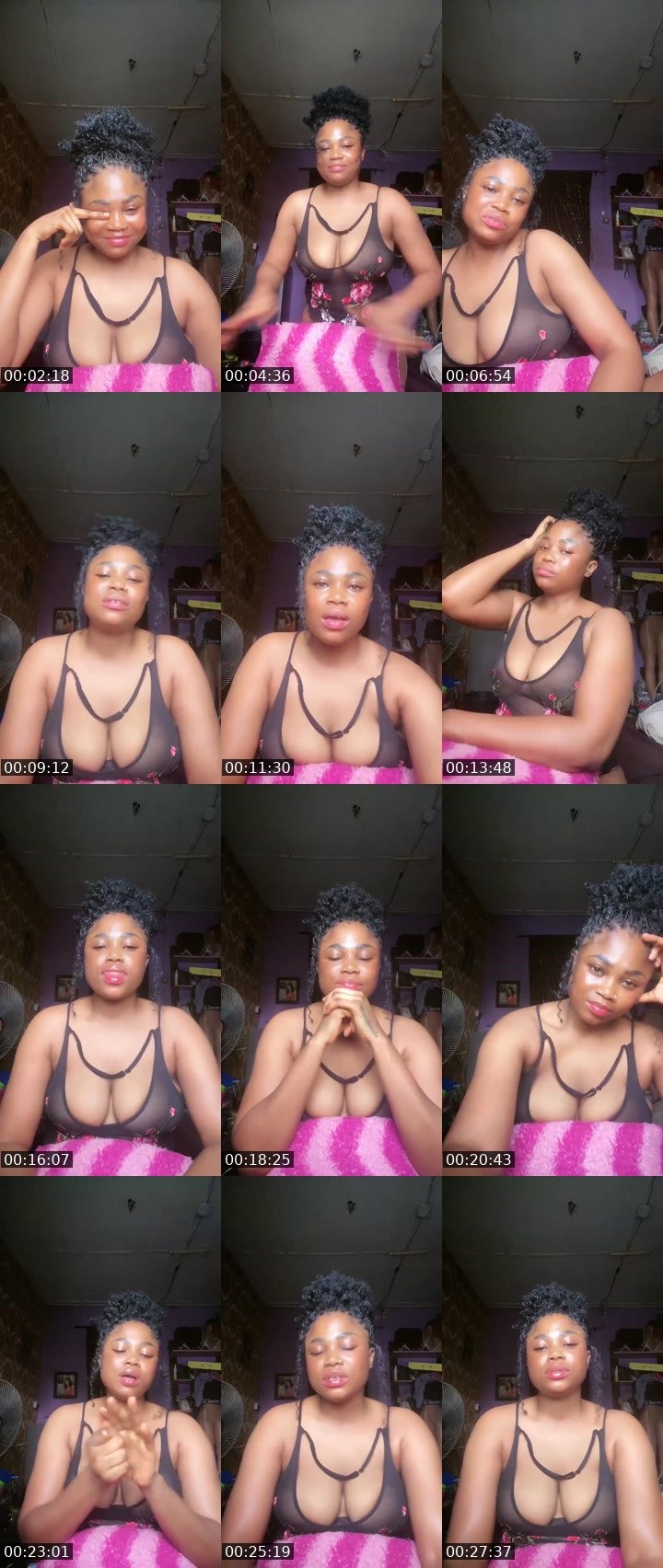 Contact-sheet preview of Sugar🐱💖's Liveme recording