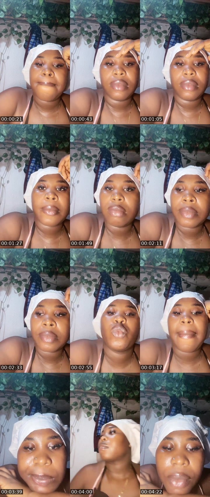 Contact-sheet preview of 4.5k🏦baby Sandra 🍫's Liveme recording