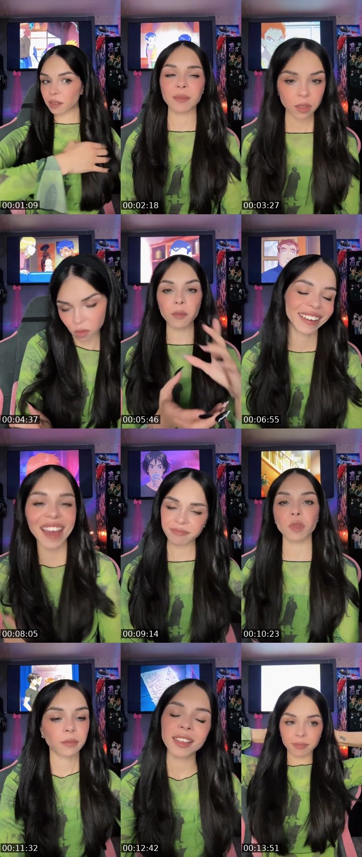 Contact-sheet preview of KIRA💘's Liveme recording