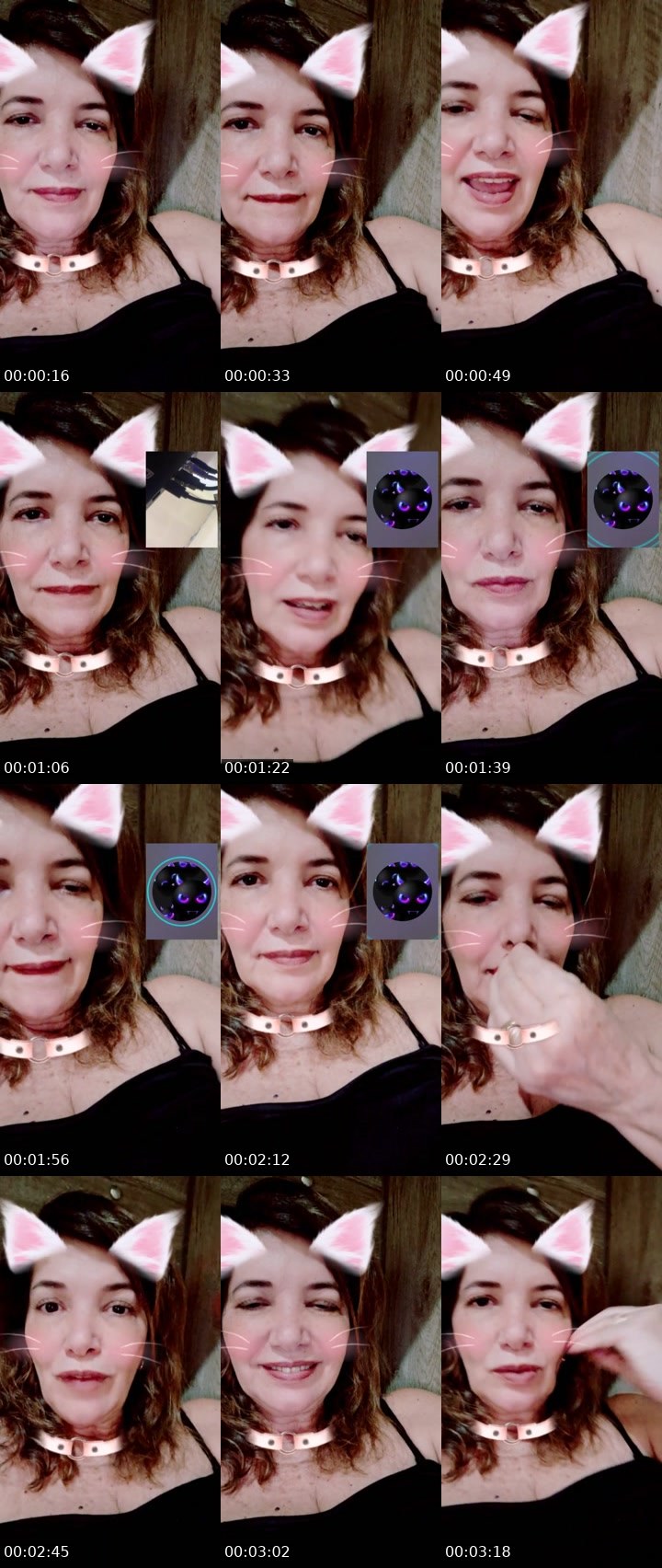 Contact-sheet preview of Bel Vida1k's Liveme recording