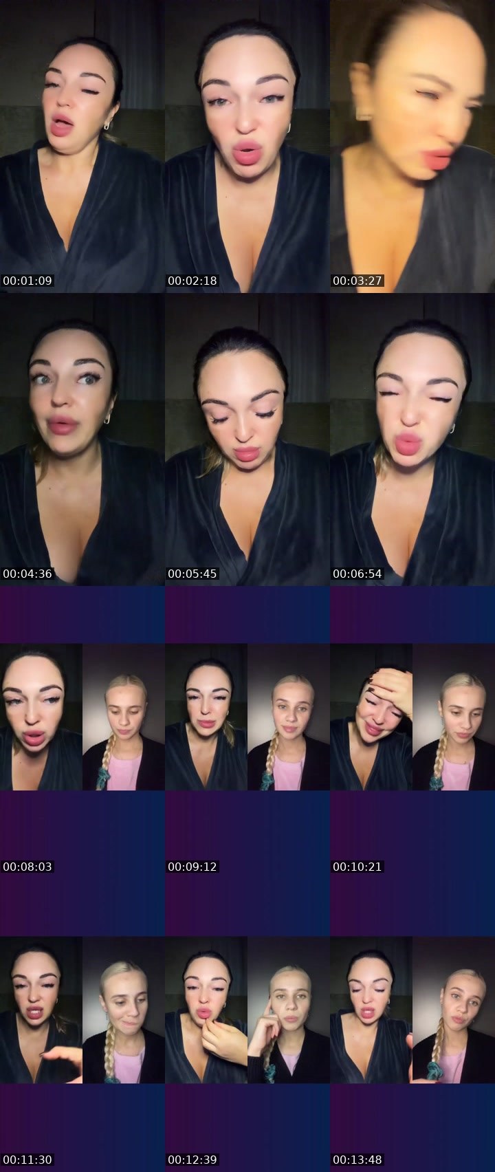 Contact-sheet preview of 𝙑𝙞𝙠usik🦫☘️'s Liveme recording