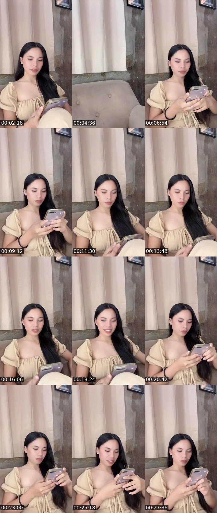 Contact-sheet preview of ᴵᴬ💎Michiikooo🫐's Liveme recording