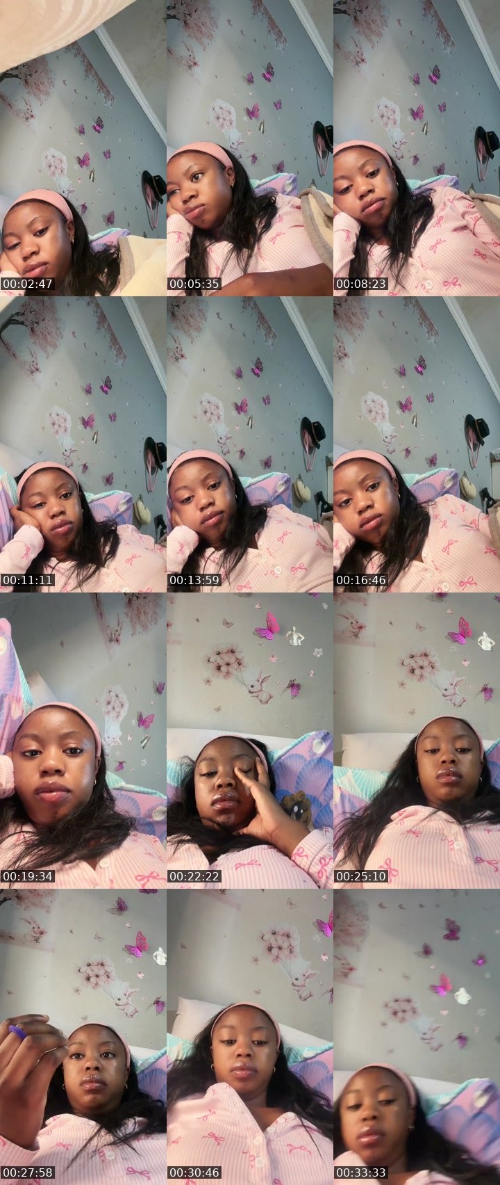 Contact-sheet preview of GrACe🌸💦's Liveme recording