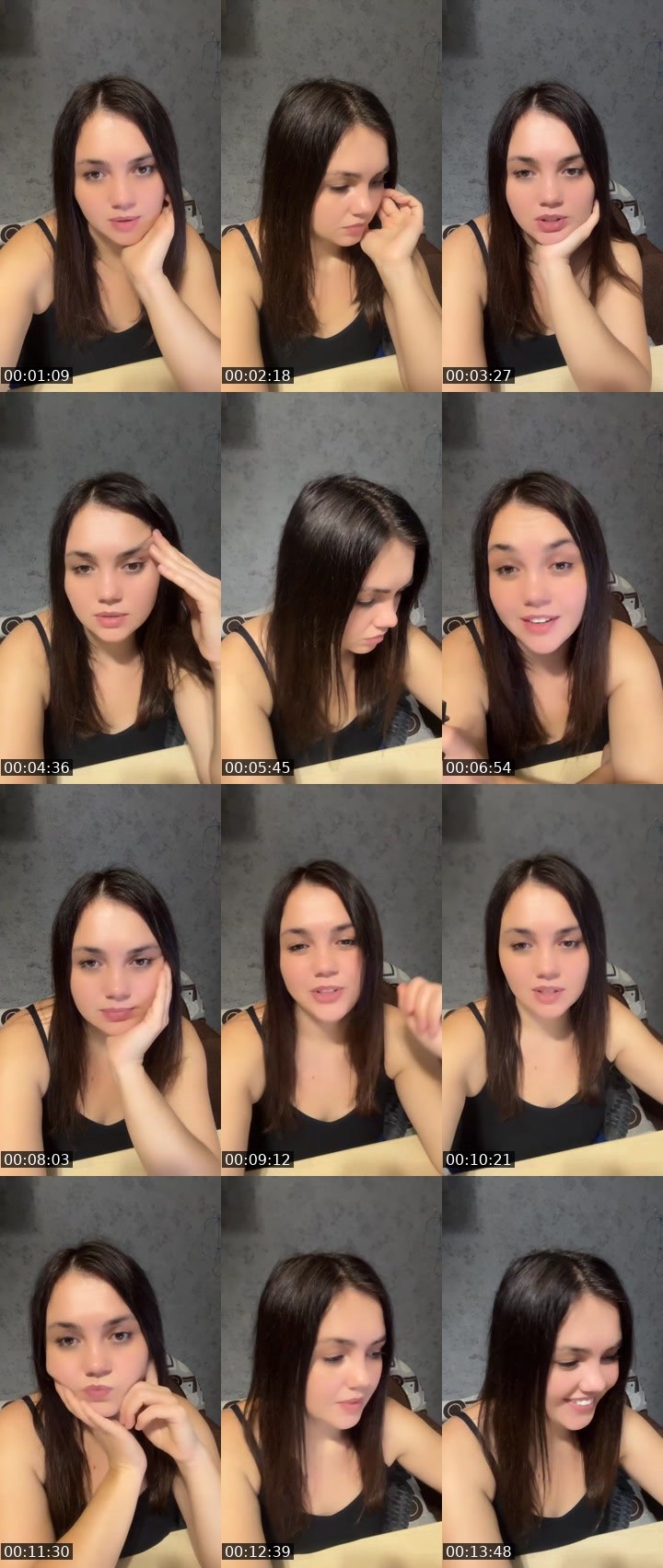Contact-sheet preview of Nastya KH 😇's Liveme recording