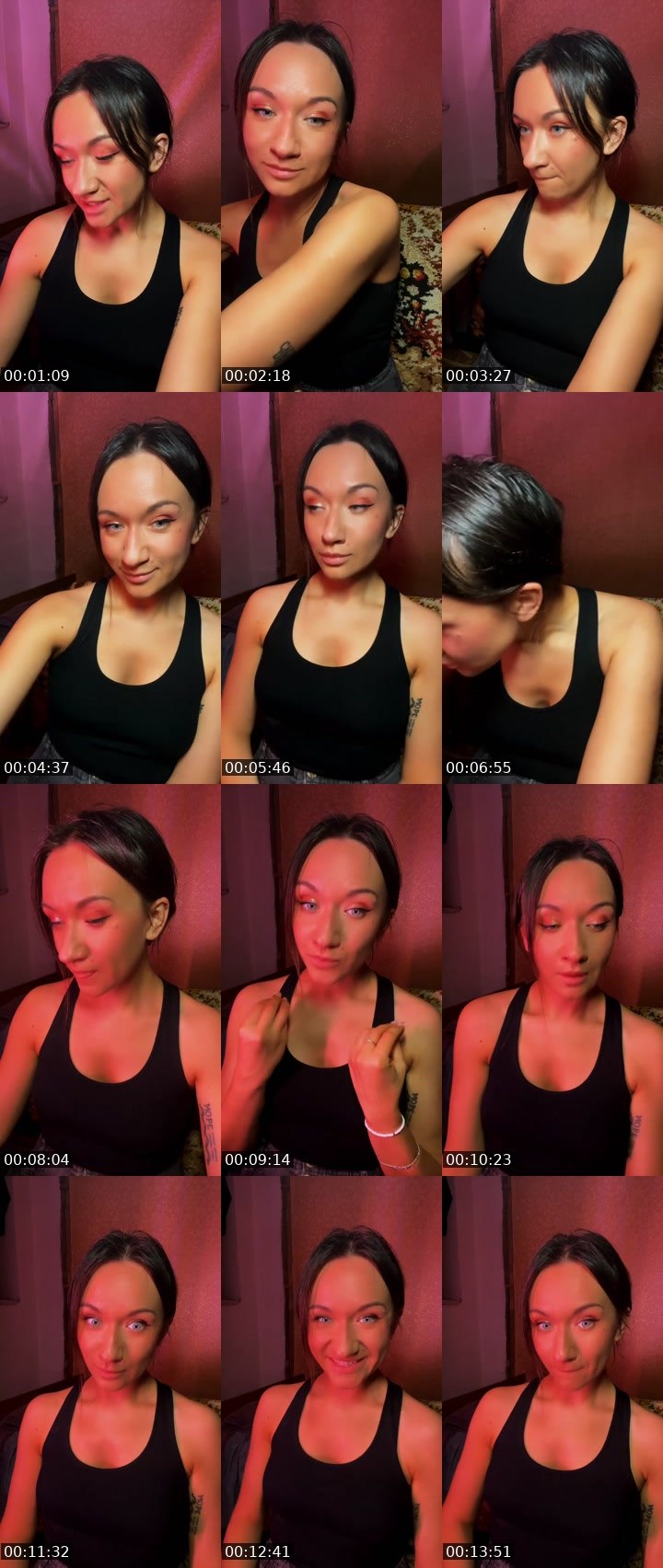 Contact-sheet preview of ✨CaliforniSASHion✨'s Liveme recording