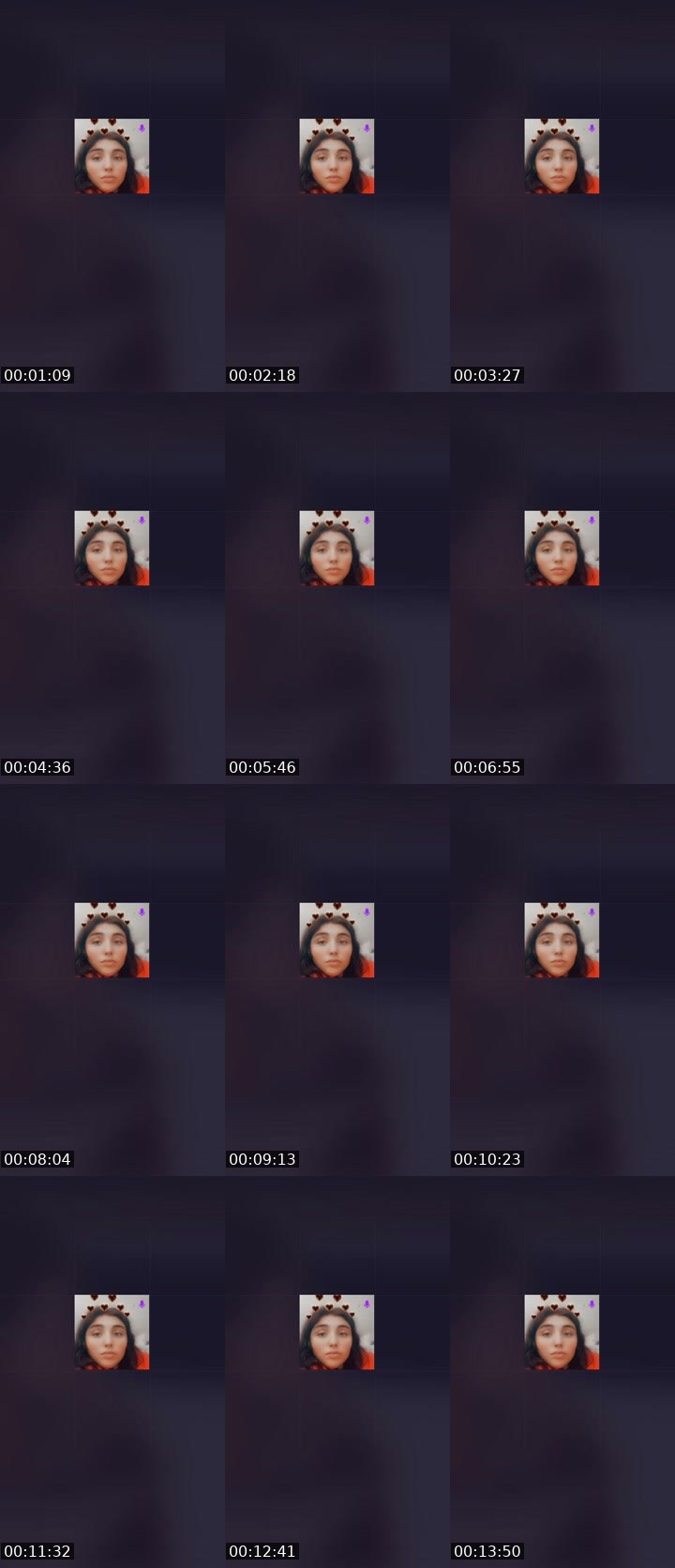 Contact-sheet preview of Lilhellfire's Liveme recording