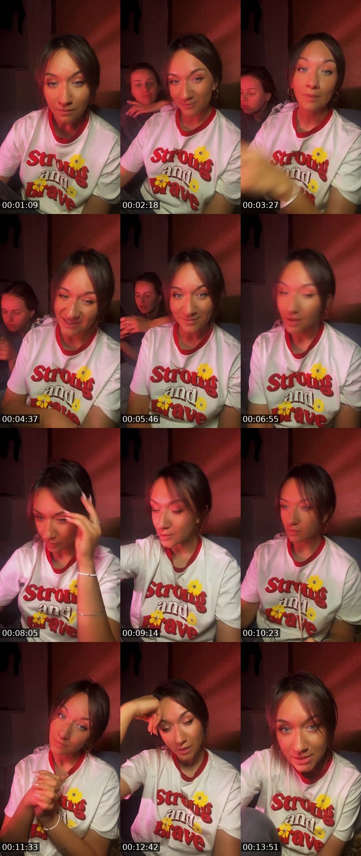 Contact-sheet preview of ✨CaliforniSASHion✨'s Liveme recording