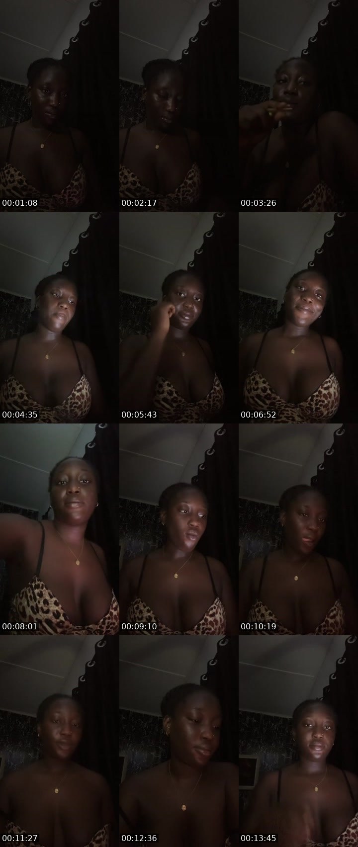Contact-sheet preview of Black mistress😈❤️'s Liveme recording