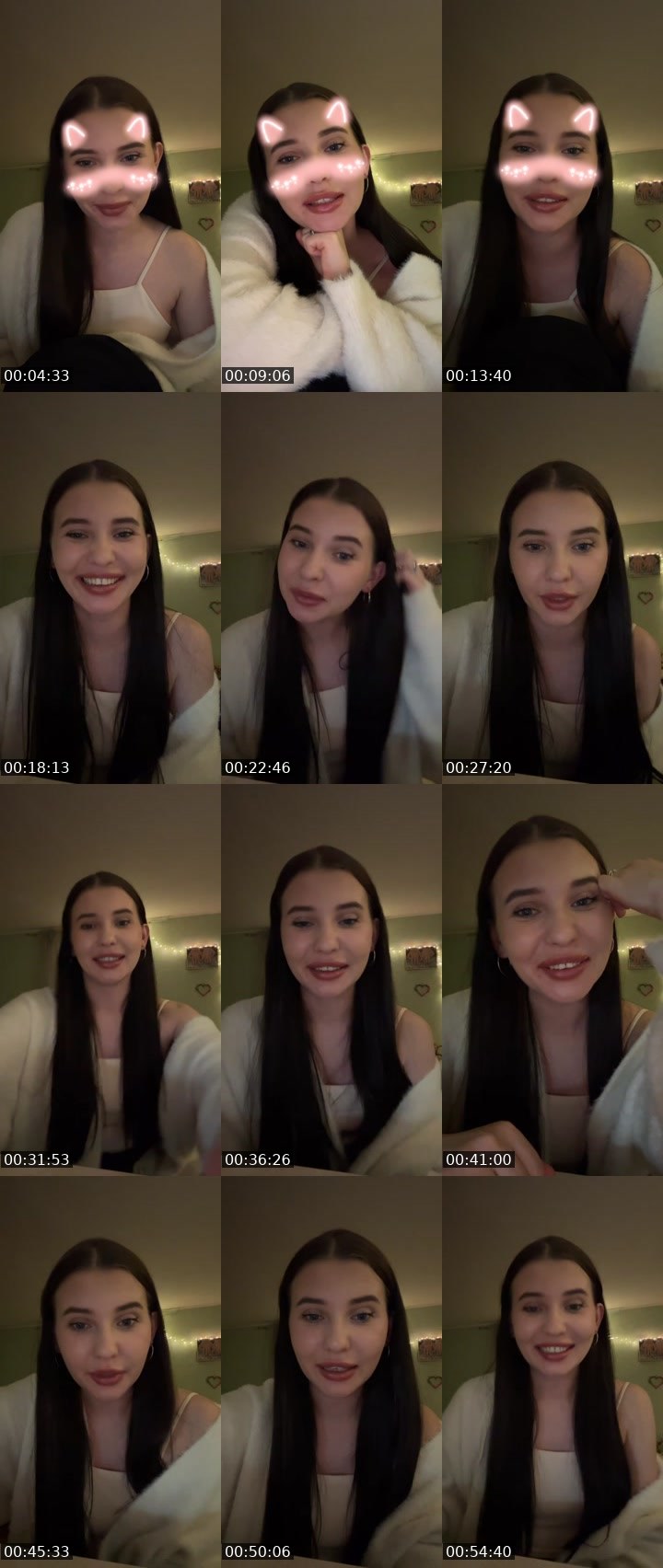 Contact-sheet preview of 🌸illona🌸's Liveme recording