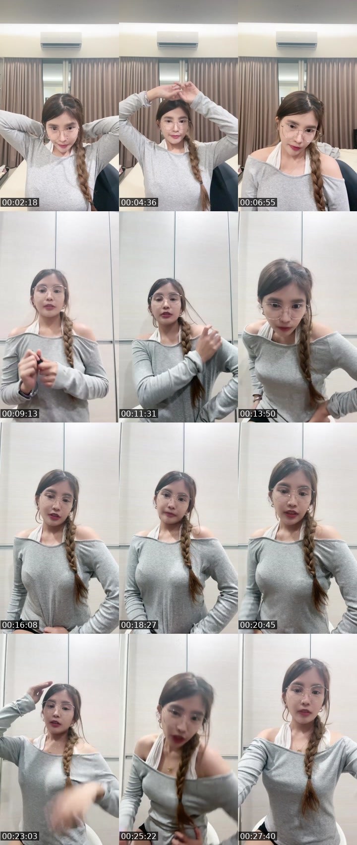 Contact-sheet preview of 👸🏻Chanel🍑🐰's Liveme recording