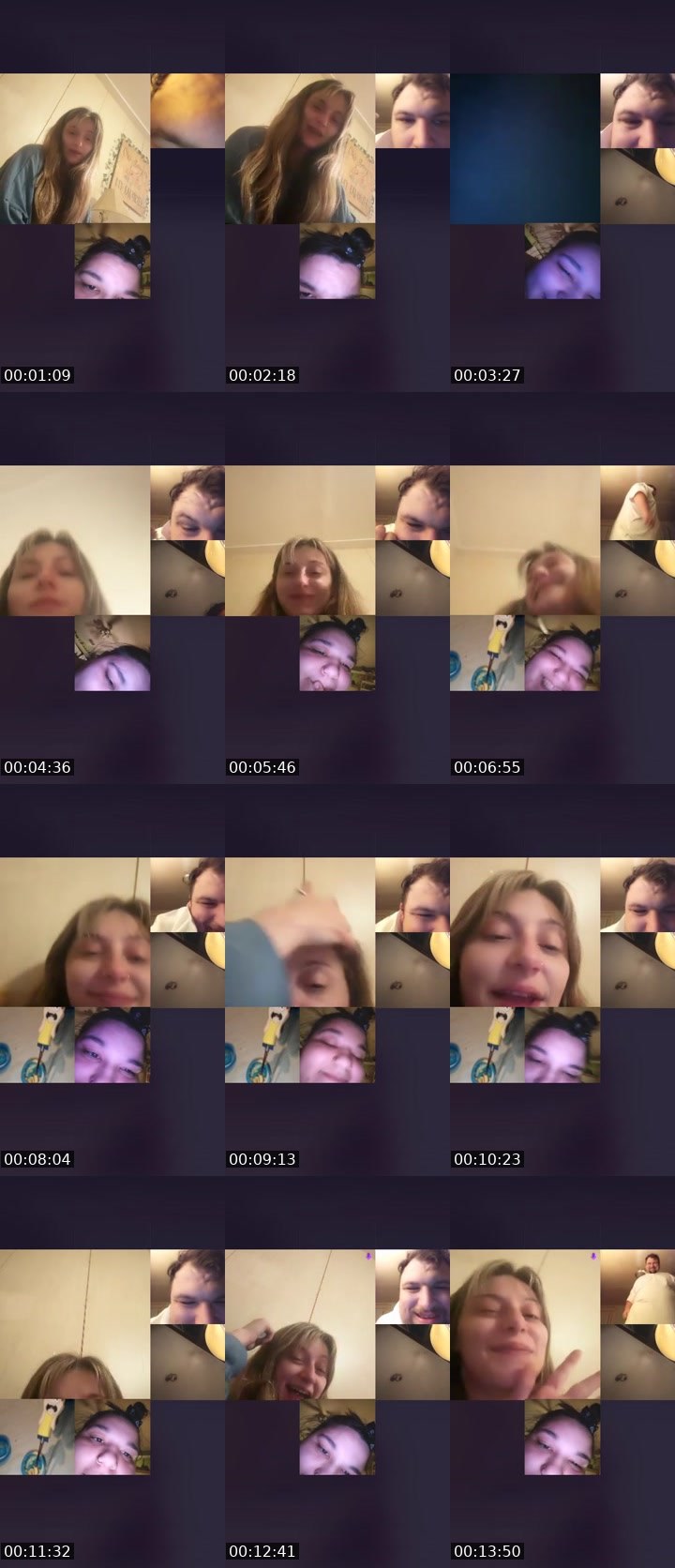 Contact-sheet preview of 𝘬​ᥴ ꪖ​ꪀ​ꪀ🔆's Liveme recording