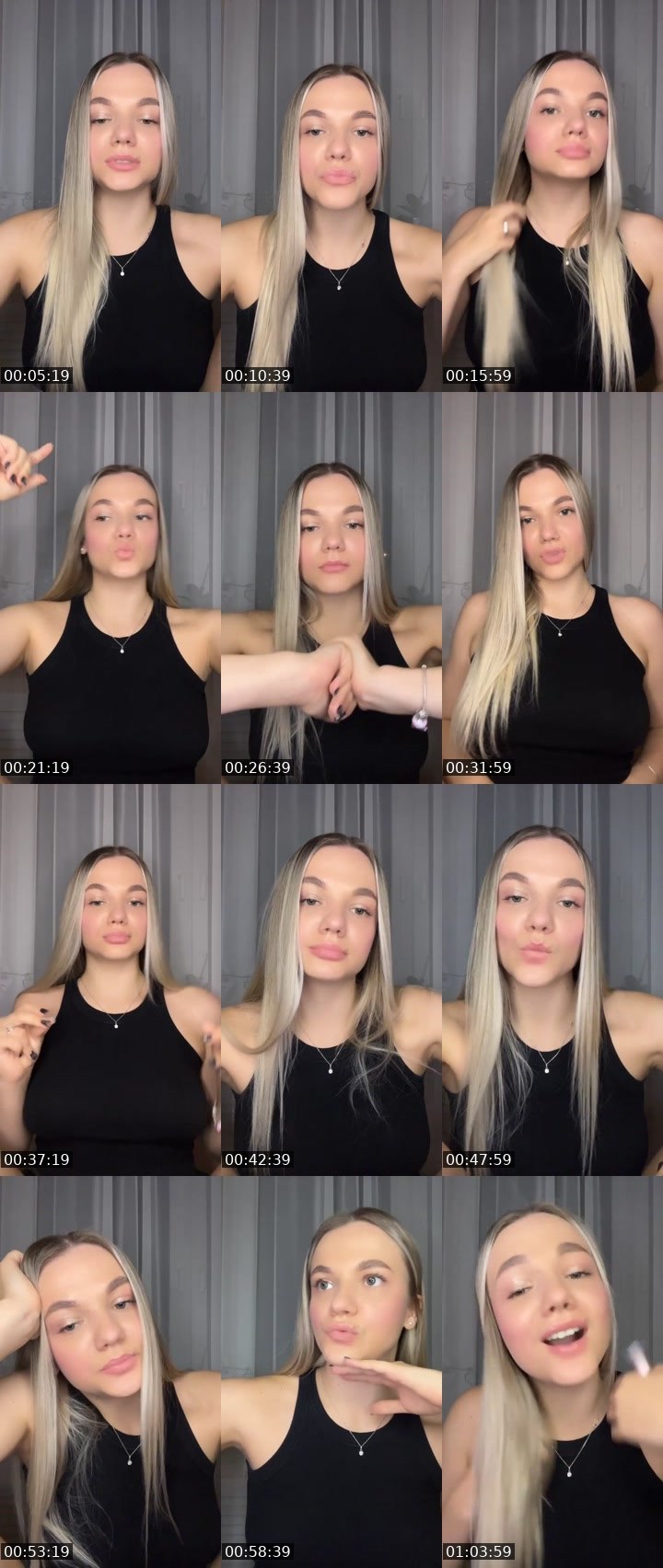 Contact-sheet preview of 🤍𓆩ALEKSANDRA𓆪🤍's Liveme recording