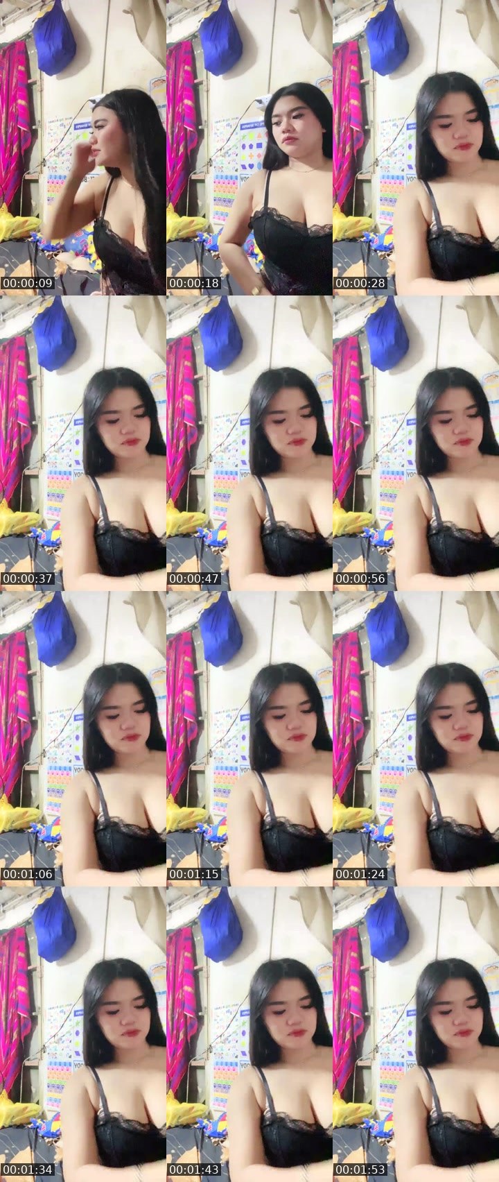 Contact-sheet preview of 💎ᴰᴮ Ms.Zeng 🍒's Liveme recording