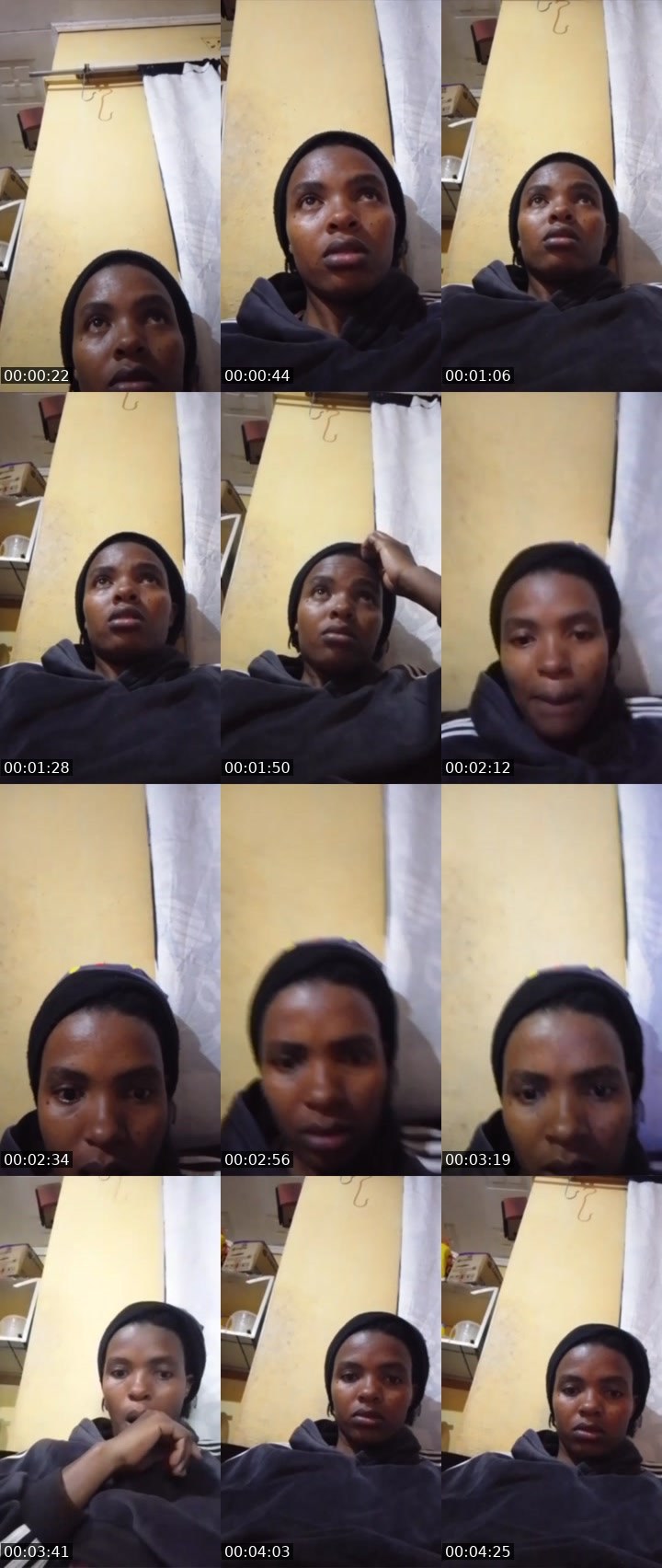 Contact-sheet preview of Jesmond Leah's Liveme recording