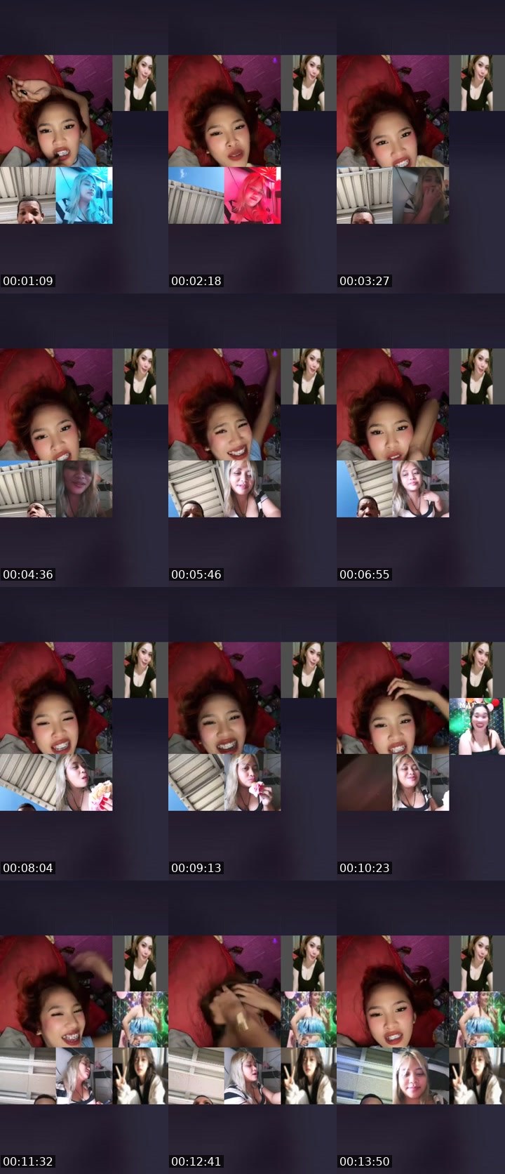 Contact-sheet preview of 🍃👸Nova🧜's Liveme recording