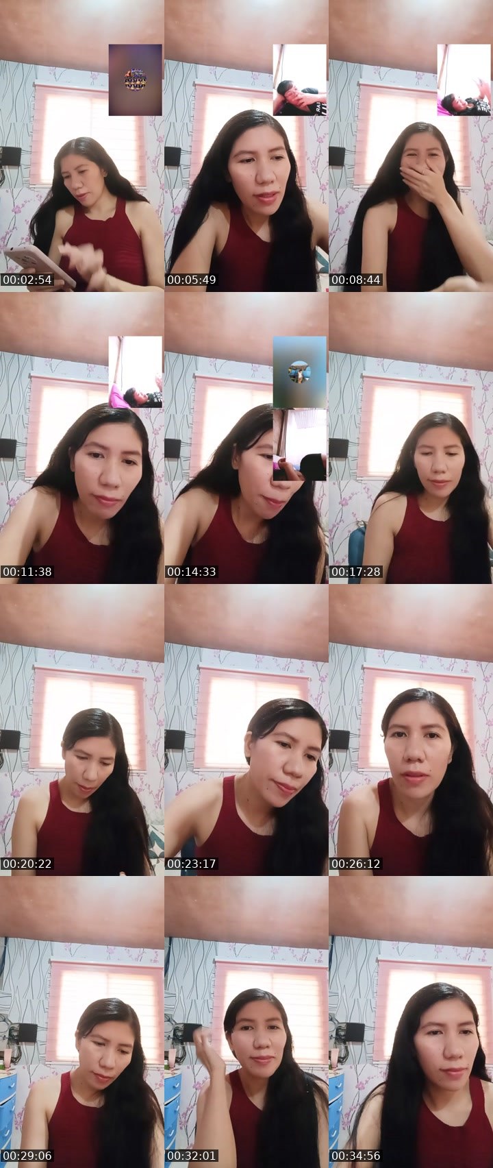 Contact-sheet preview of 👼🏻ᴬᴬLyn (NP)'s Liveme recording