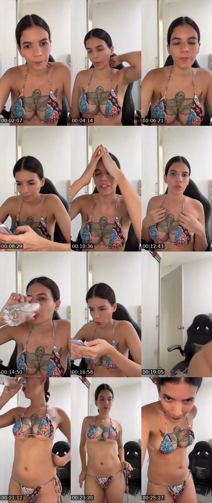 Contact-sheet preview of 🌈Abril Sinclaire🌈's Liveme recording