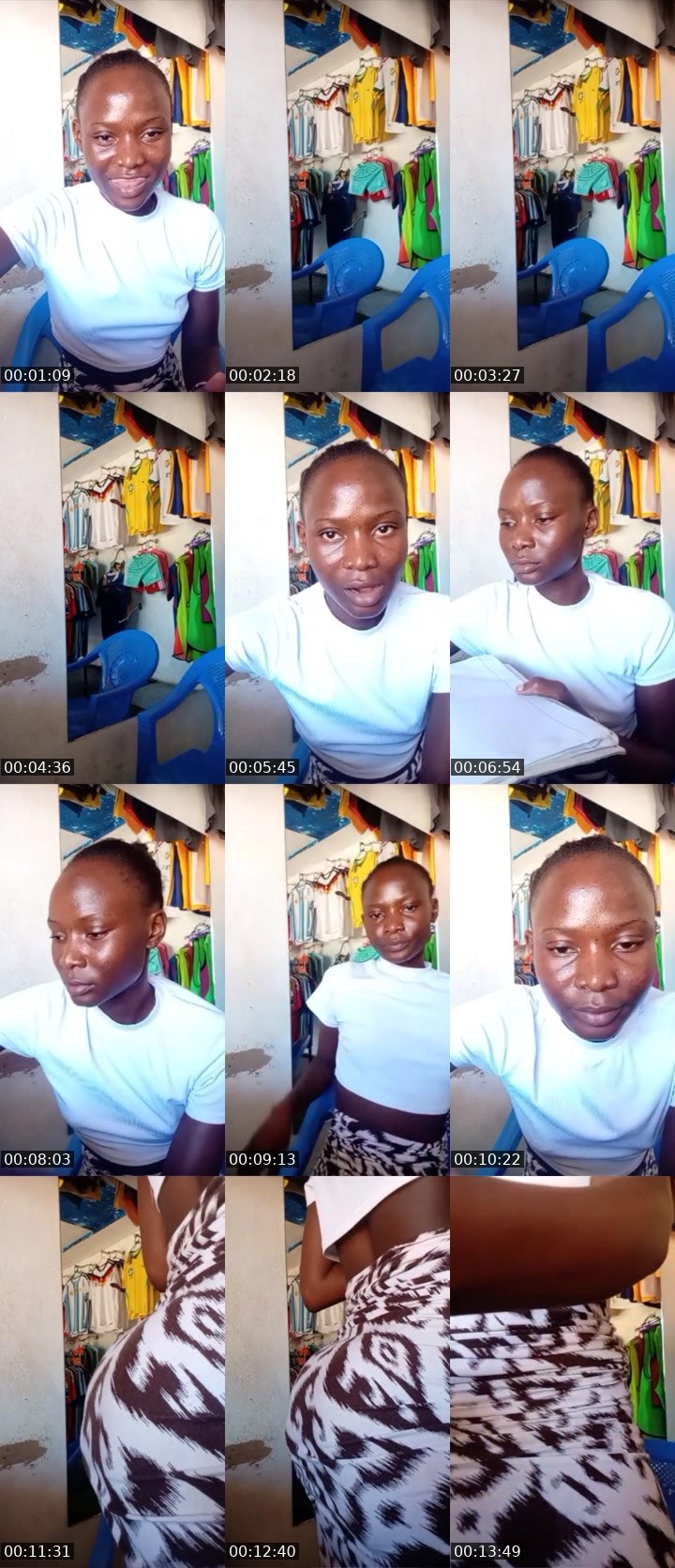 Contact-sheet preview of mairamm's Liveme recording