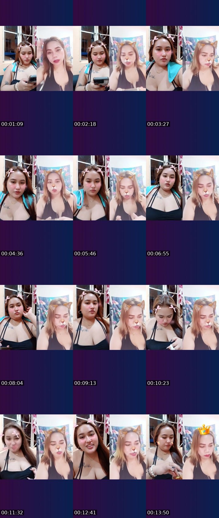 Contact-sheet preview of ✨️MëL🅾️N🍑's Liveme recording