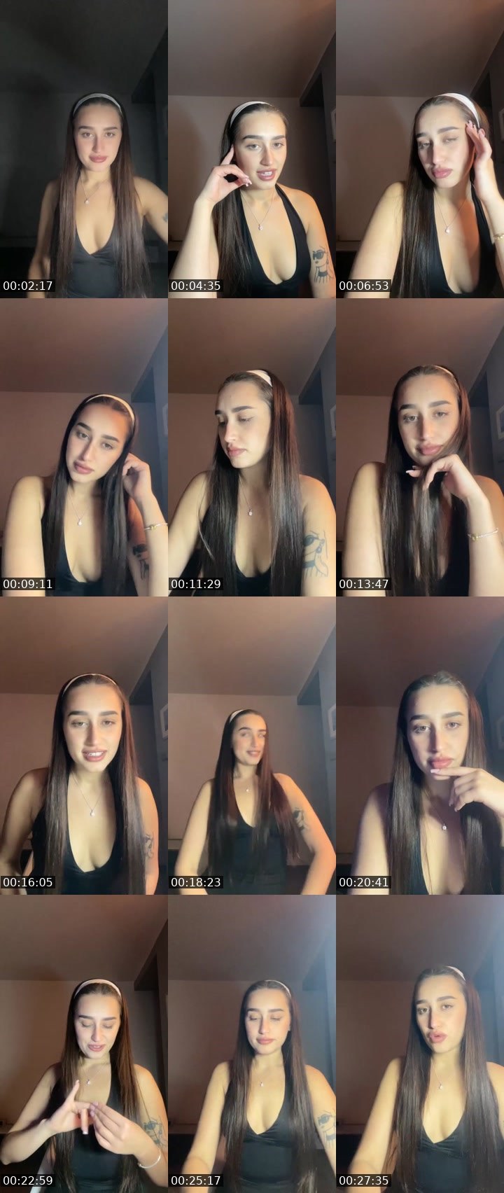 Contact-sheet preview of Sofiia❤️'s Liveme recording