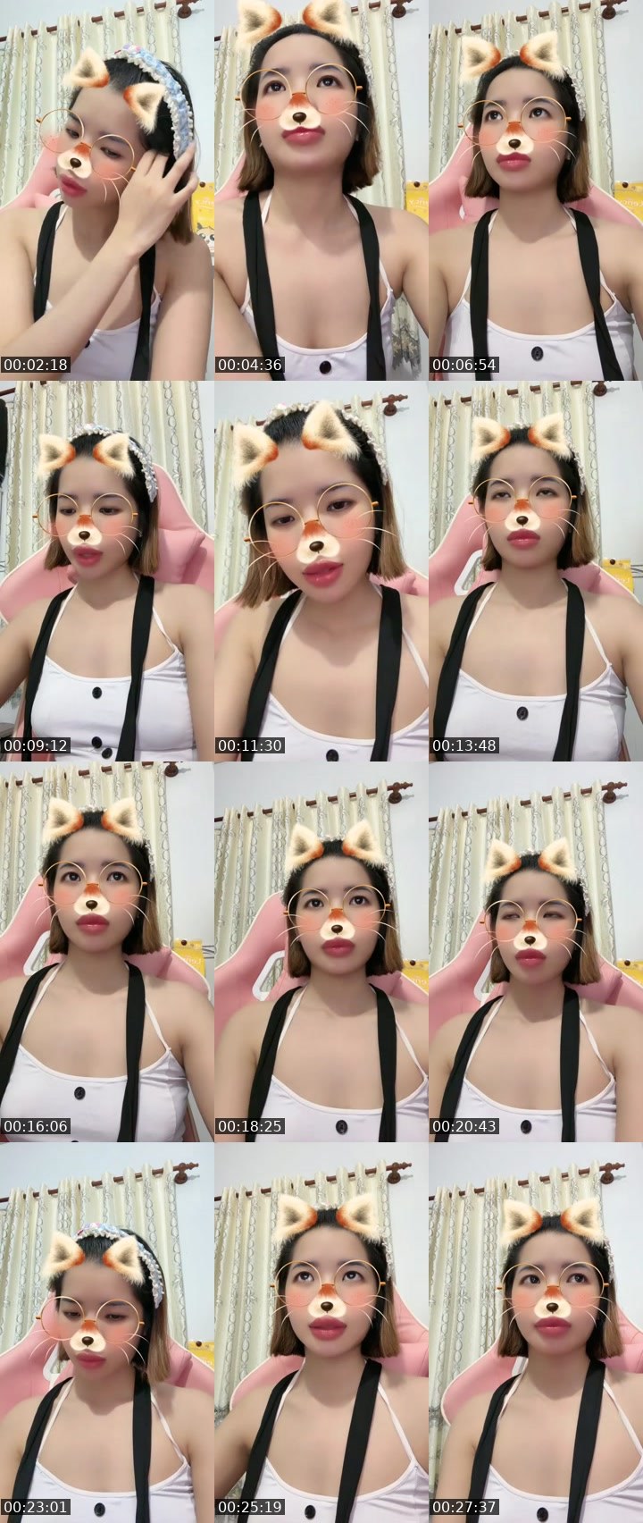 Contact-sheet preview of Kelly 🦋's Liveme recording