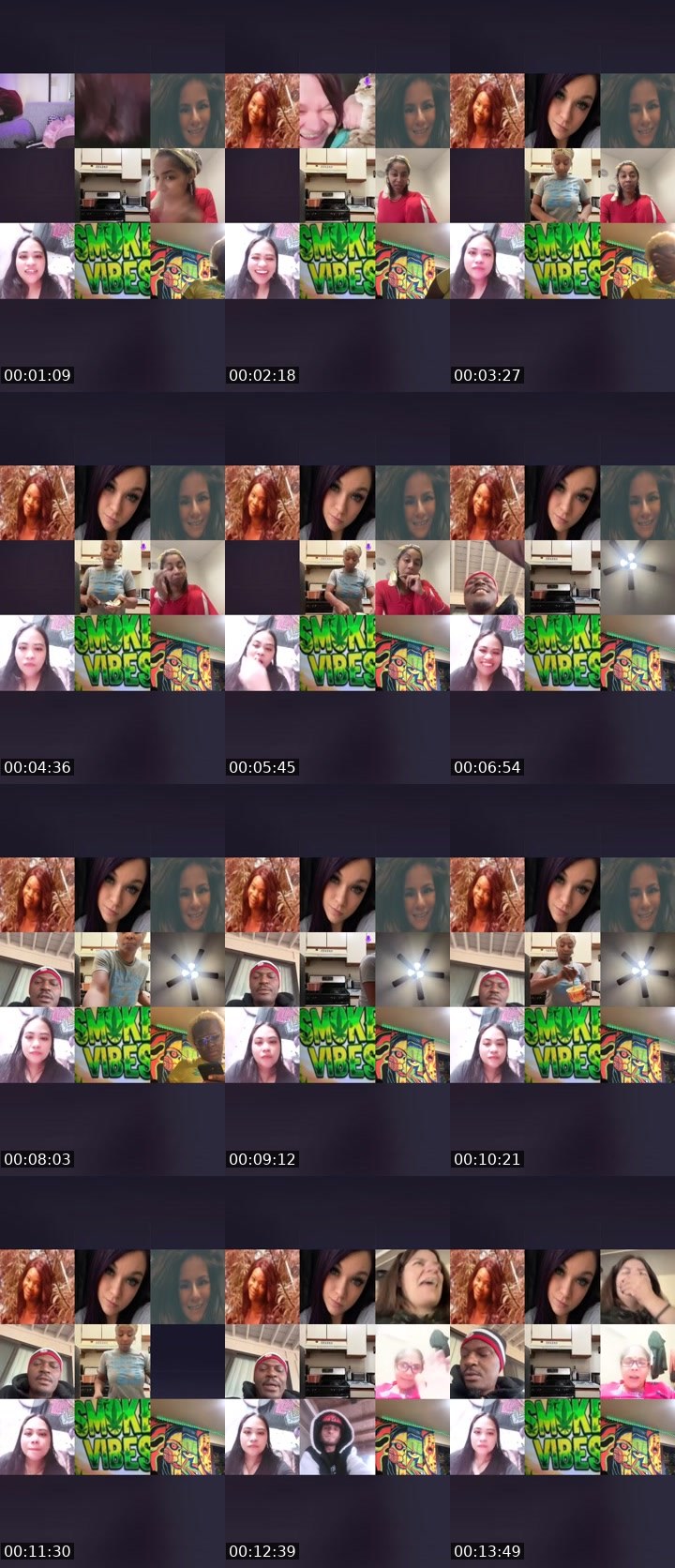 Contact-sheet preview of KissMyCrown👻4G💨💨's Liveme recording