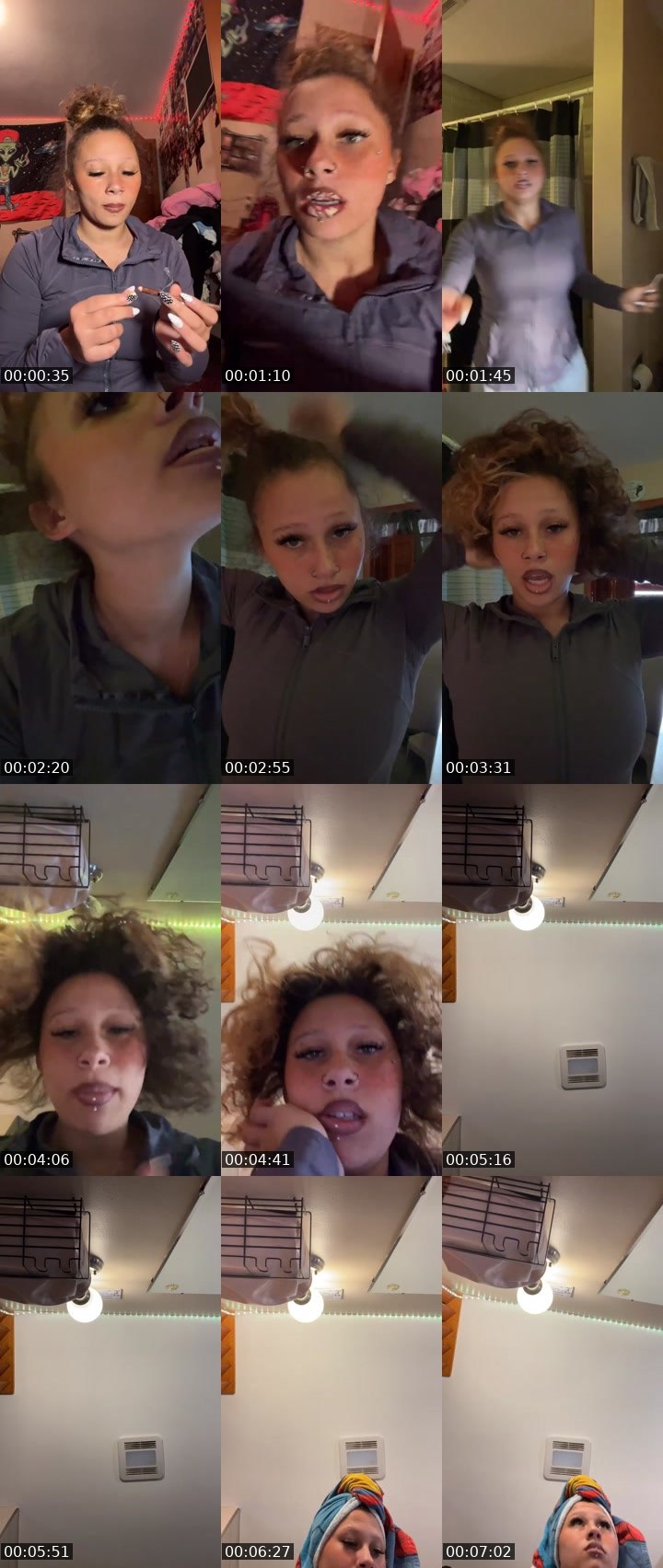 Contact-sheet preview of Tay😝😘's Liveme recording