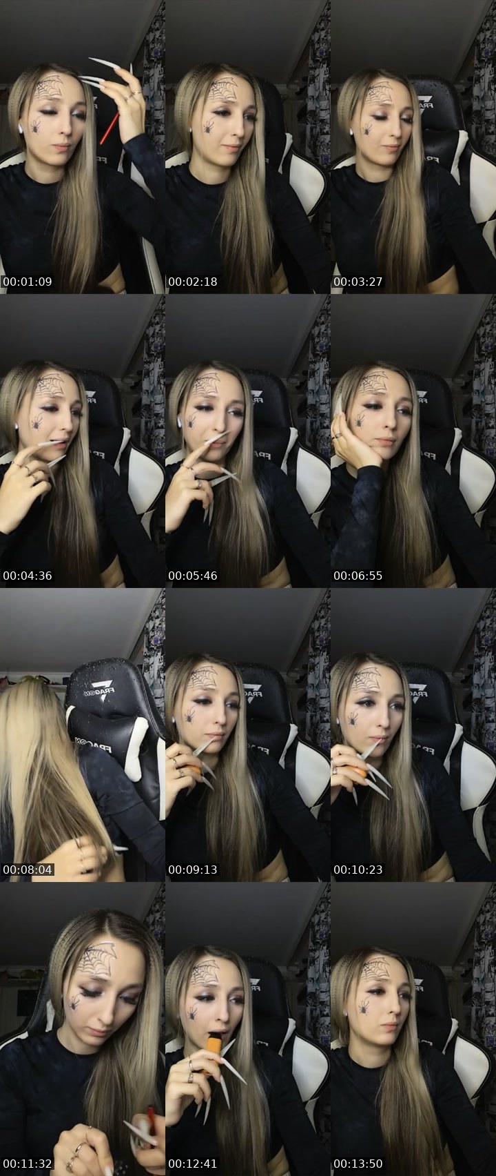 Contact-sheet preview of 🐺ŞKAŃÐI🐺's Liveme recording