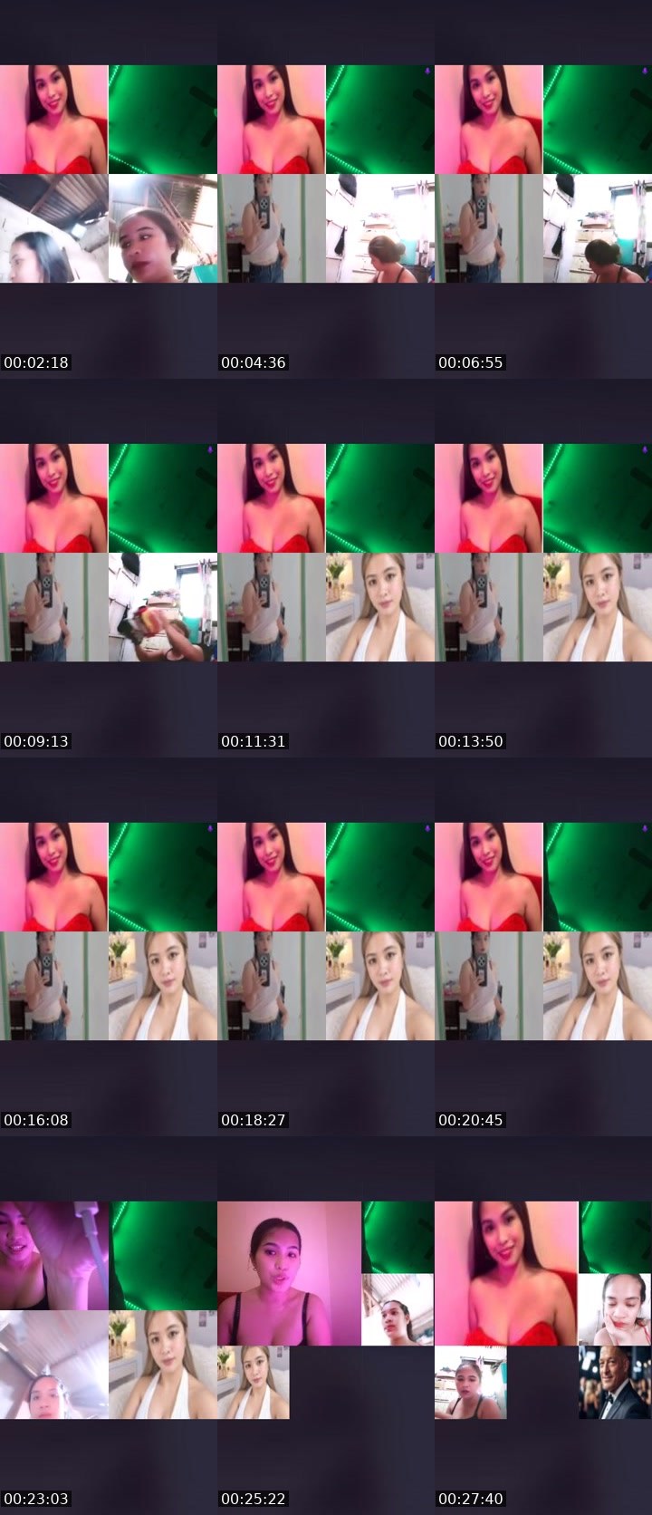 Contact-sheet preview of 👸😋 Kylie🦢's Liveme recording
