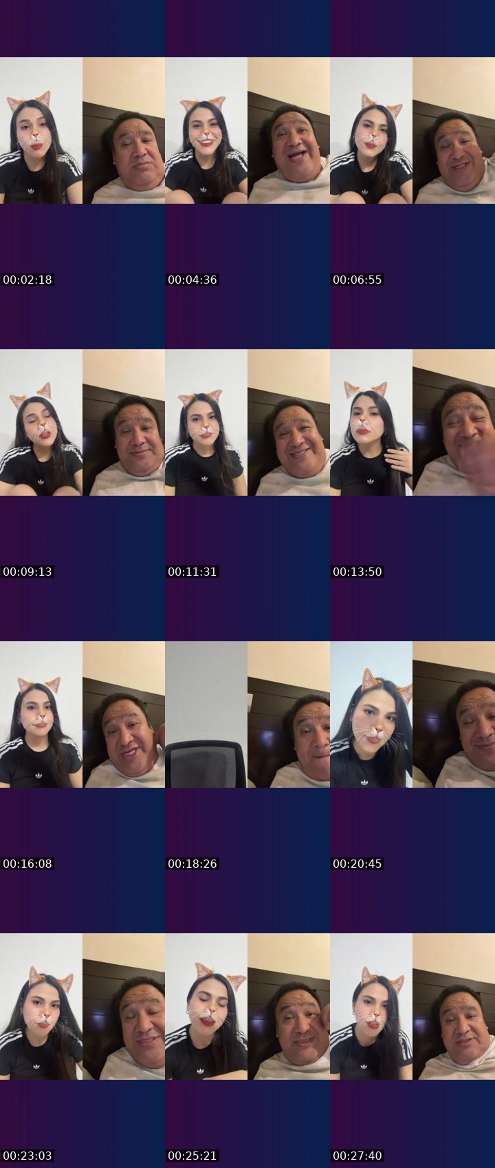 Contact-sheet preview of 🌐Vale💋🖤's Liveme recording