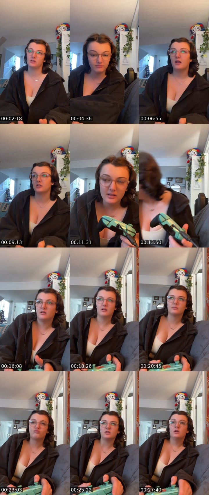 Contact-sheet preview of corvtney's Liveme recording