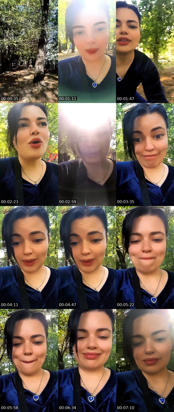 Contact-sheet preview of Yana Mikki🩷🪽's Liveme recording