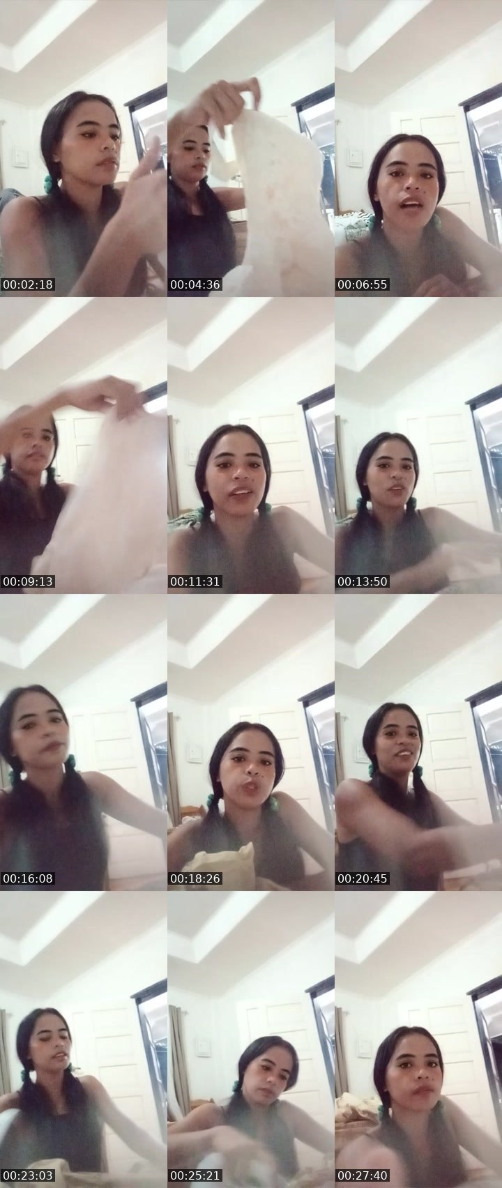 Contact-sheet preview of 🍃👸yuna🌼's Liveme recording