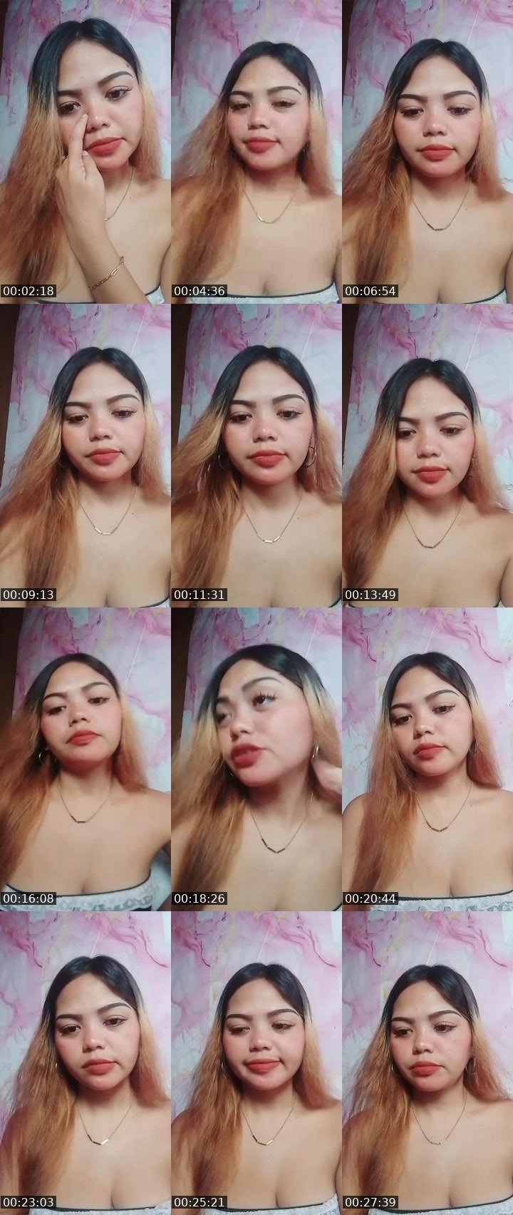 Contact-sheet preview of 👸Chloe🦄(NP)'s Liveme recording