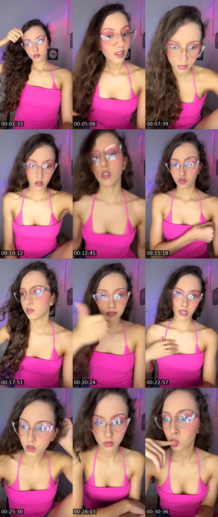 Contact-sheet preview of Baby Light💖💸's Liveme recording