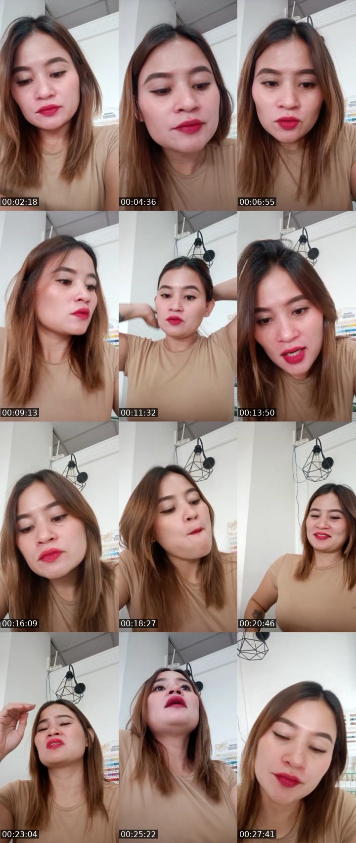 Contact-sheet preview of 🫅Blair🌙's Liveme recording