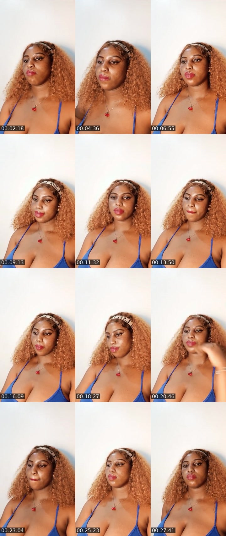 Contact-sheet preview of Caramel 🏦's Liveme recording