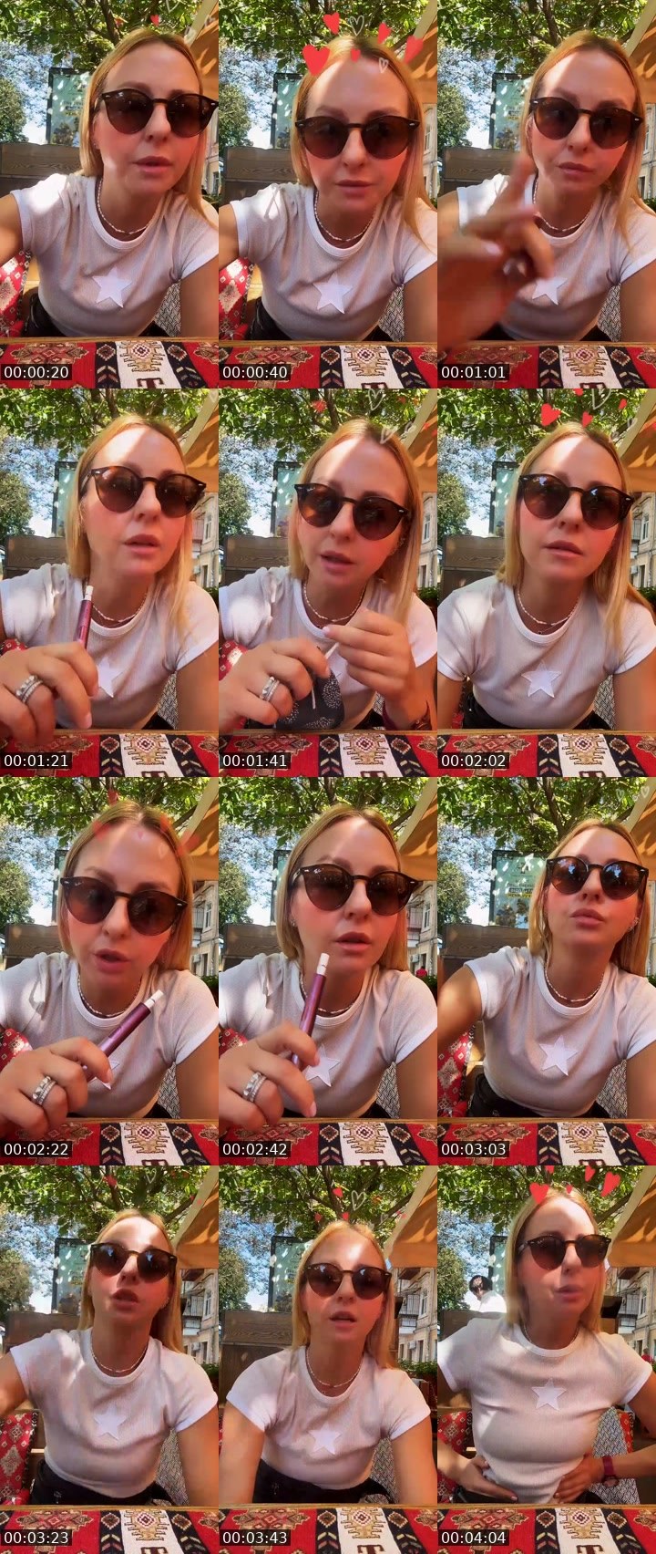 Contact-sheet preview of 𝕲𝖗𝖆𝖛𝖎𝖙𝖞🦄's Liveme recording
