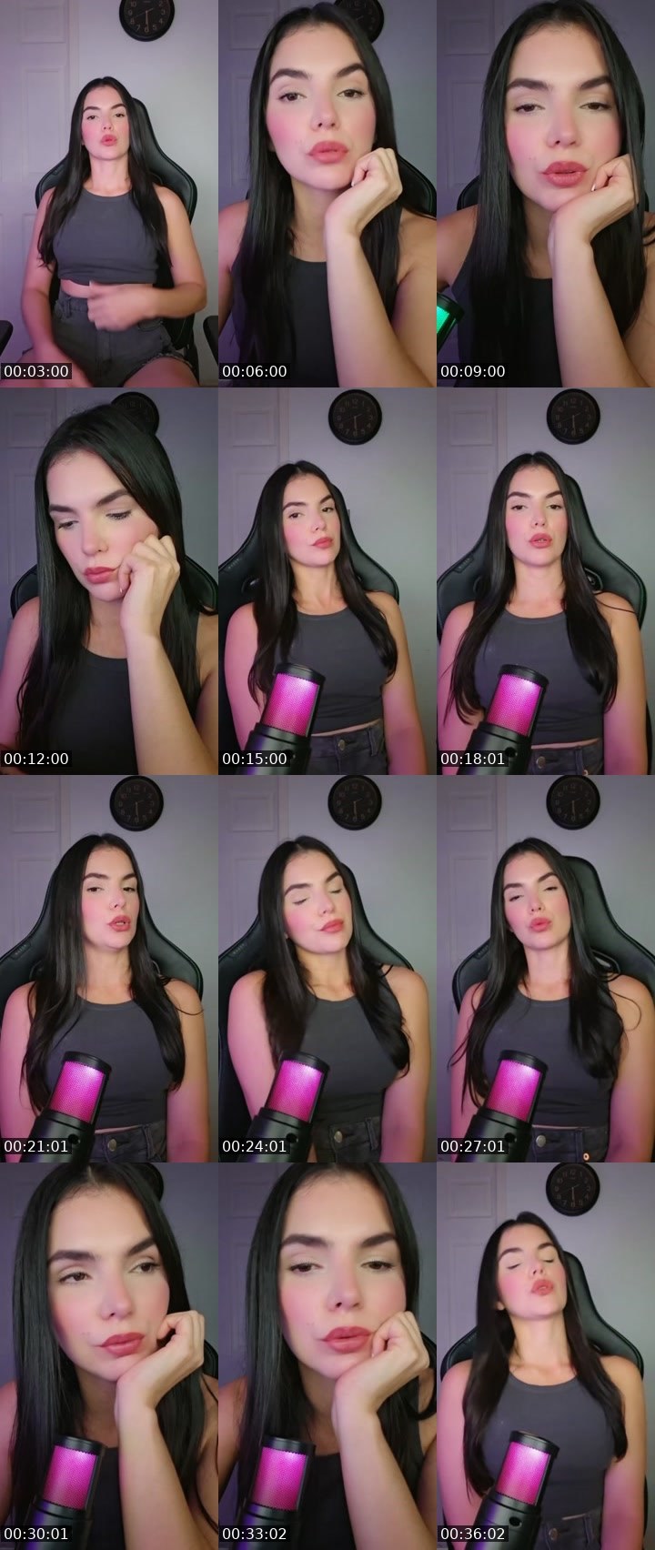 Contact-sheet preview of Eve 🇻🇪☁️🩷's Liveme recording