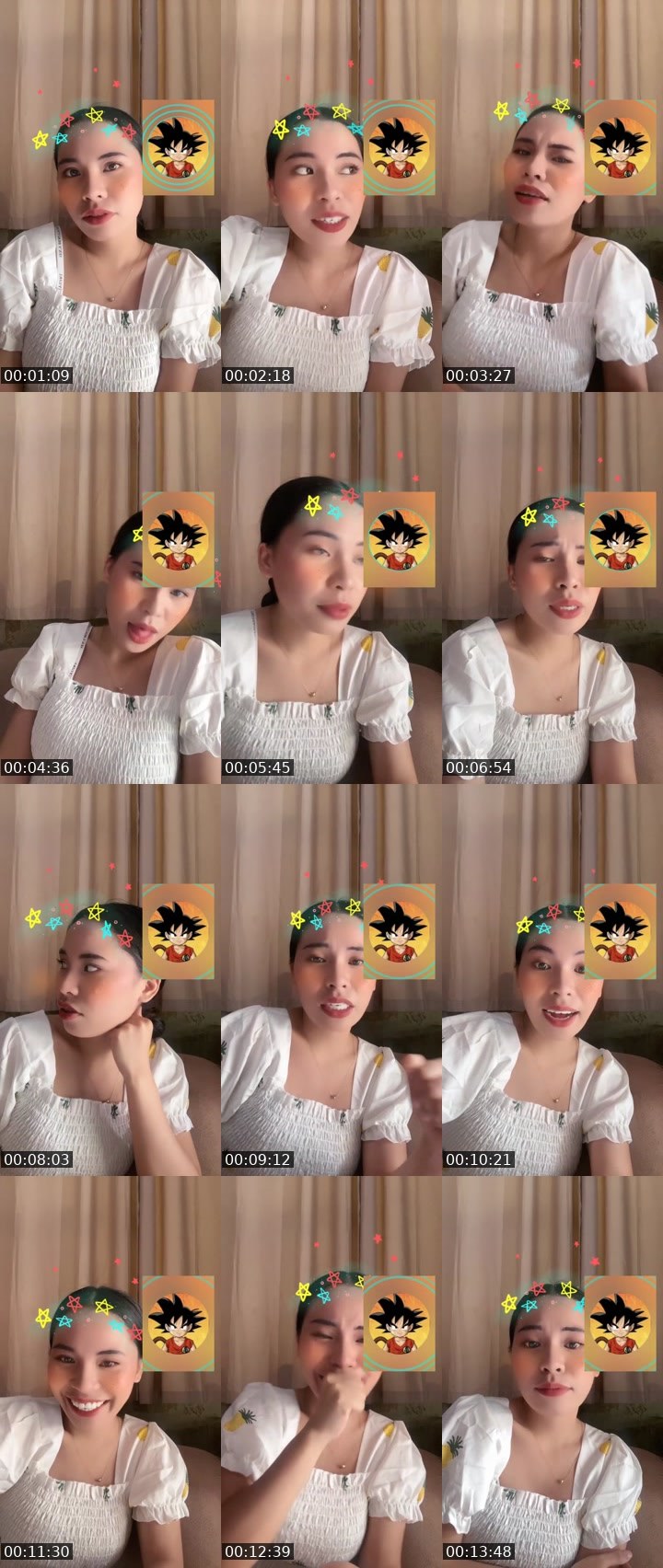 Contact-sheet preview of ᴵᴬ💎Michiikooo🫐's Liveme recording