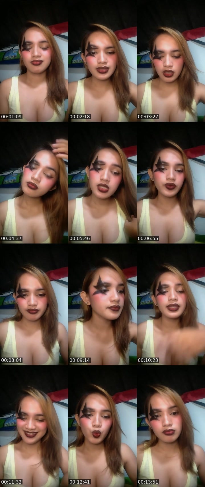 Contact-sheet preview of ᴵᴬ💎Cazumi🌷's Liveme recording