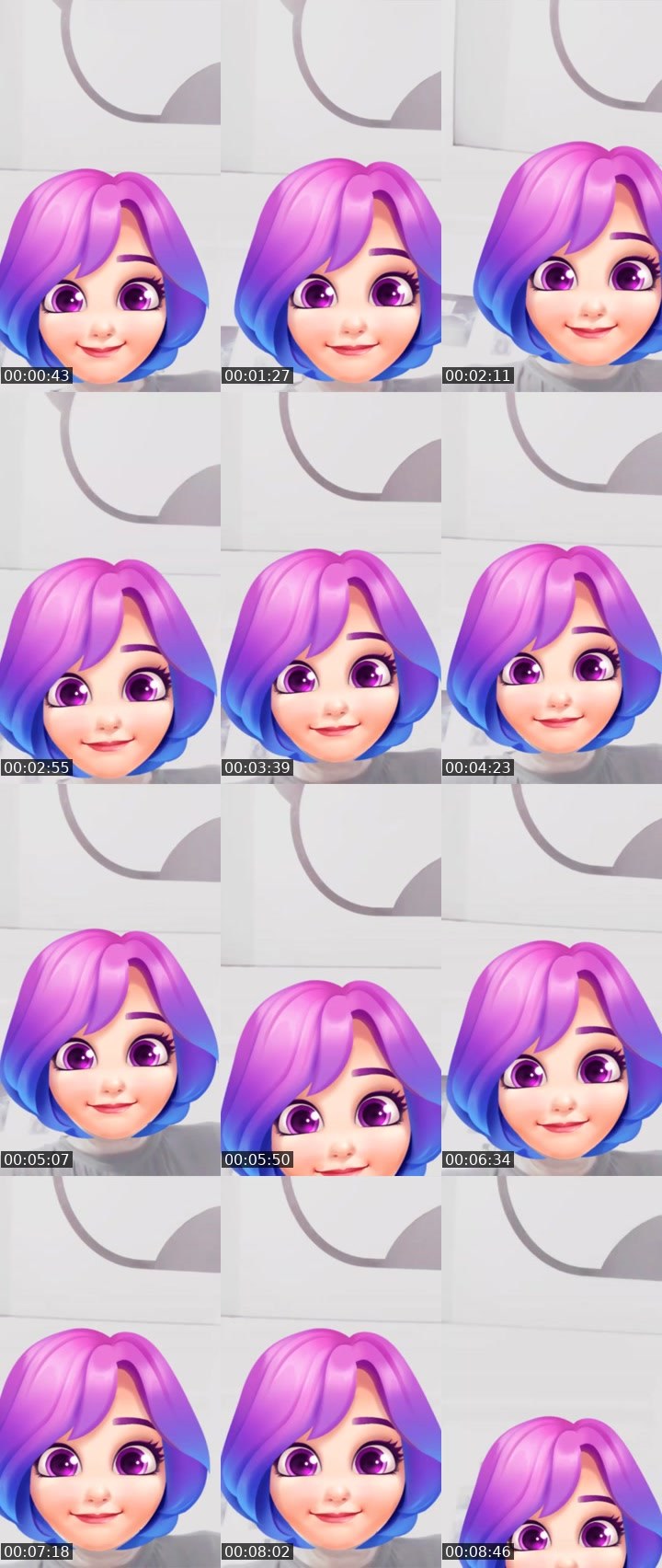 Contact-sheet preview of Moon Thai's Liveme recording