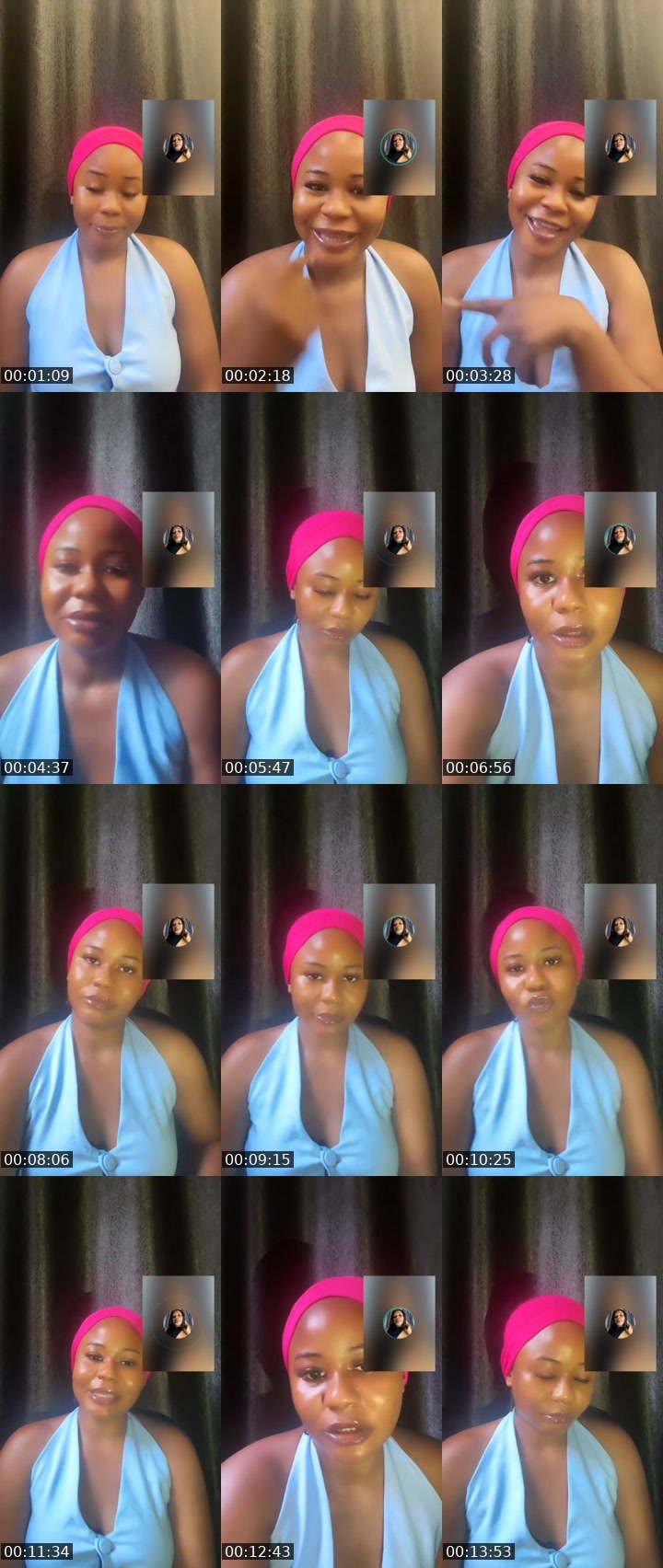Contact-sheet preview of 🌸Diva Angel's Liveme recording