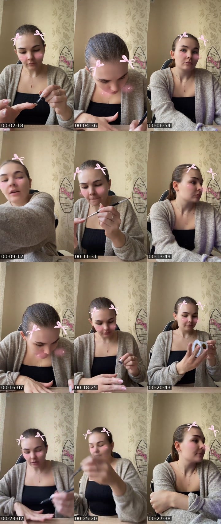 Contact-sheet preview of 🧿Lini🧿's Liveme recording